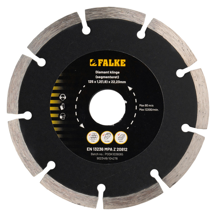 Falke diamantblad Ø125 mm